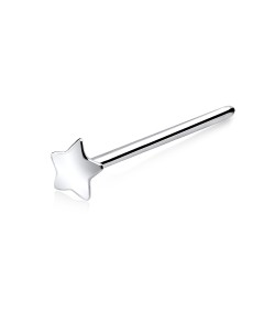 Little Star Silver Straight Nose Stud NSKA-03s